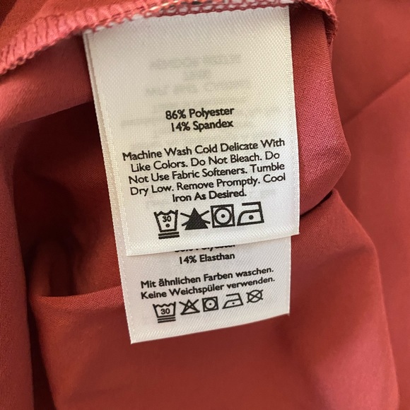 Eddie Bauer Travex hiking and travel dress size XLarge red color - Picture 8 of 10